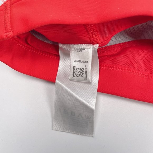 Reebok Red PlayDry Cross Back Mesh Full Support Size S - Picture 5 of 11